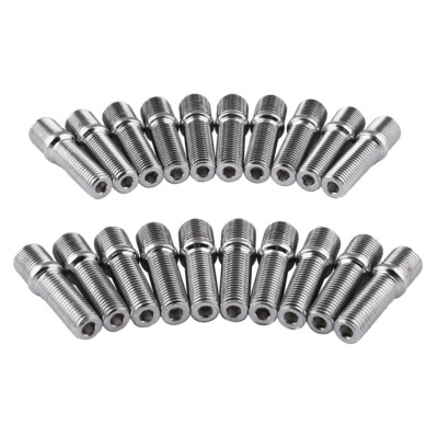 20 Stück verlängerte Radbolzen Umbau M14x1,5 auf M12x1,5 Schaftlänge 50 mm
