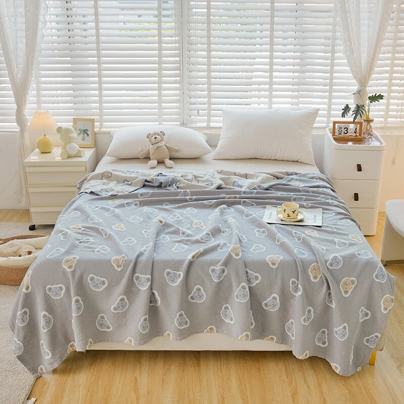 Blanket For Summer Thin Air Conditioning Blankets Soft Double Faces Anti Static - Image 3 of 4