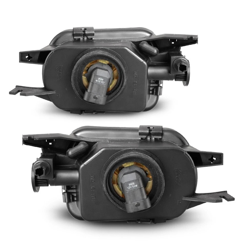 Fog Lights PAIR For 2001-2007 Mercedes Benz C-Class Clear Bumper Driving Lamps - Imagem 3 de 4