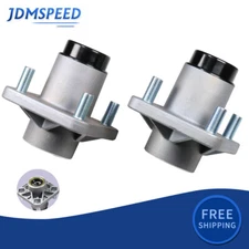 2x Front Wheel Hub Kit Bearings Seals For Club Car DS Golf Cart 1982-2002 Models