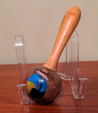 Bolivian Maraca - Percussion Instrument - Hand Painted