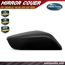 Passenger Side Mirror Cover Cap Textured Black for Chevrolet Malibu 2016-2025
