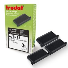 Replacement Ink Pads For Printy 4913 Stamp Black Office Supply Refill 3 PCS