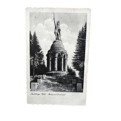 Postkarte AK Detmold Teutoburger Wald Hermanns Denkmal Gl. 1934 Ansichtskarte