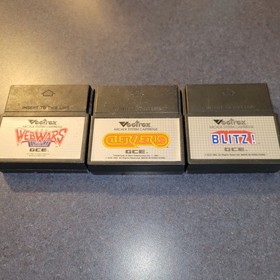 WEB WARS BLITZ FOOTBALL BERZERK FOR THE VECTREX SYSTEM