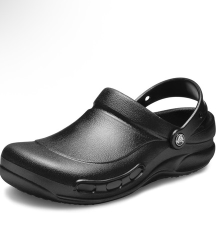 Crocs Bistro Work Clogs Black Slip Resistant Men’s 10 Women’s 12 Unisex