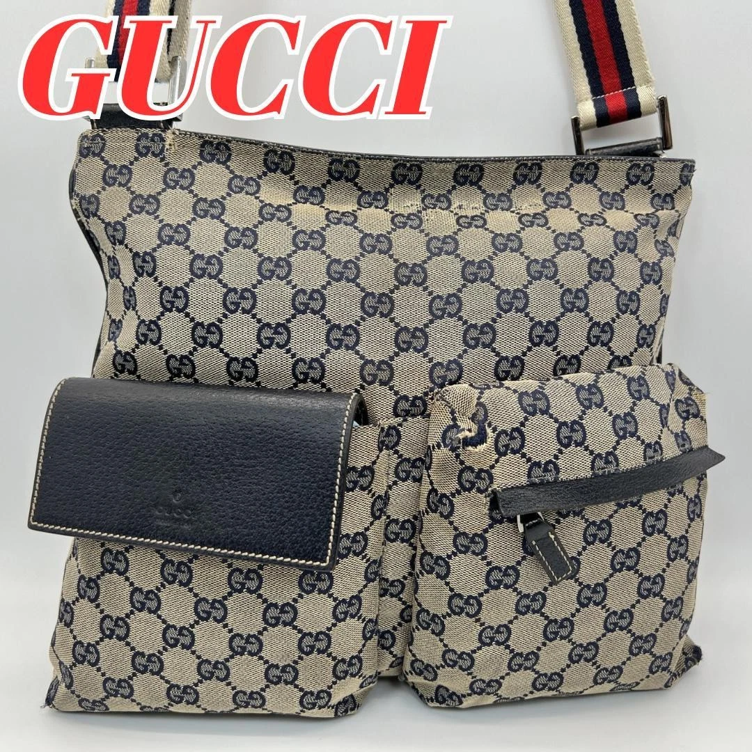 Gucci Sac à Bandoulière Sherry Line Gg Toile Designer Sac à Main FemmeS