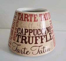 Yankee Candle Cafe Culture Coffee Themed Large Jar Size Shade Only