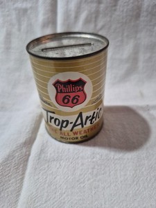 Vintage PHILLIP'S 66 - Tin Trop Artic Bank. Great gas & Oil advertising