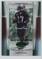 2007 Leaf Certified Materials Mirror Emerald Signatures 2/5 Chris Davis Auto v7j