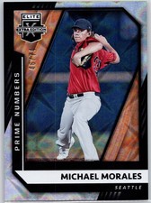 2021 Panini Elite Extra Edition #83 Michael Morales Prime Numbers B #/74