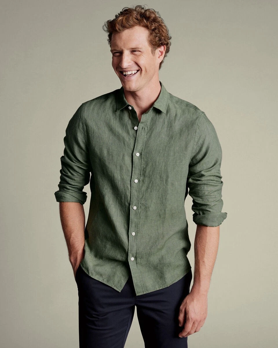 ⭐CLEARANCE⭐️CHARLES TYRWHITT PURE LINEN LONG SLEEVE SHIRT,OLIVE GREEN, BRAND NEW
Opens in a new wind