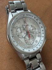 KIENZLE 1822 Herrenuhr Chronograph Quarz, Edelstahl-Armband, Saphirglas 5BarW.R.