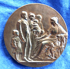Francja, rep.; Medal około 1900: L'action Mutualist v. Lemaire; Bro: 27,60 g