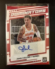 2020-21 Panini Donruss Optic John Collins Dominators Signatures Auto /99 