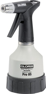 Gloria Handsprüher Pro 05 | 0,5 L Profi Sprühflasche mit Doppelhubpumpe | Ölfest