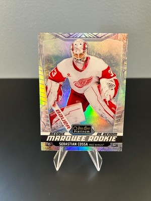 2024-25 O-Pee-Chee Platinum: Sebastian Cossa #300 - Arctic Freeze /99 (RC)