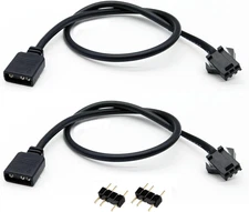 1-To-1 ARGB Extension Cable, 5V 3-Pin Female to JST SM 3Pin Female, 11.8 Inches,