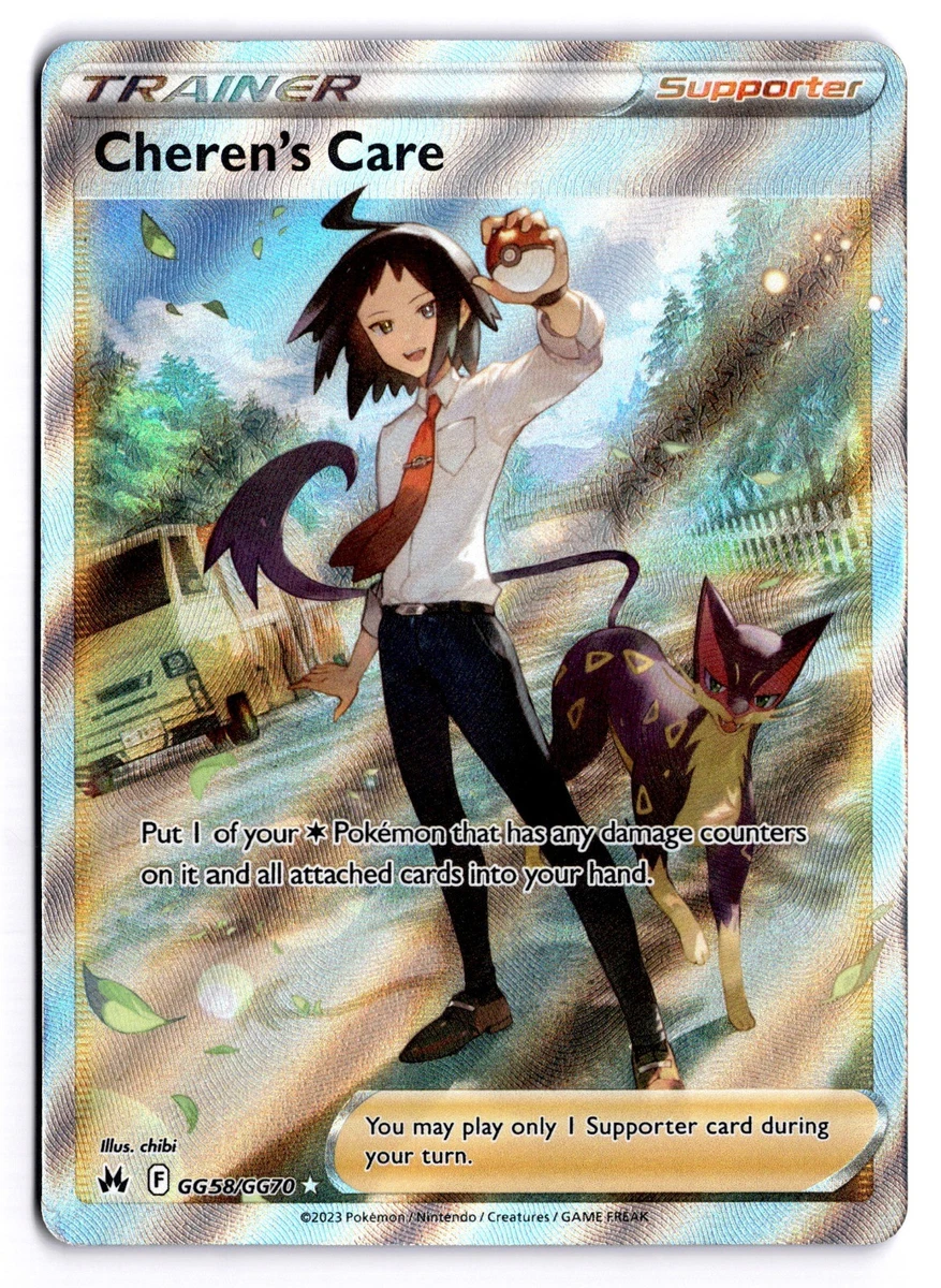 cheren's care pokemon card price Cheren's Care GG58/GG70 Crown Zenith: Galarian Gallery for sale