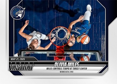 *PRESALE* 2026 Panini Instant WNBA Olivia Miles RC #78 ~ Minnesota Lynx