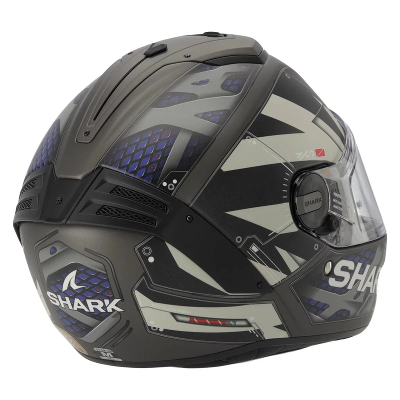 Shark Spartan RS Stingrey Matt Anthracite Blue, photo 4 of 7