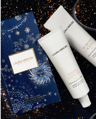 2pc Laura Mercier Souffle Hand Cream Duo Ambre Vanille & Almond Coconut 2x 1.5oz