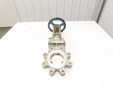 Velan L12-0320B-13BL 4" Stainless Knife Gate Valve 316SS Rising Stem Lug Style