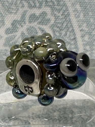True Beadz Iridescent Green Sheep w/ Iridescent Blue Face, New & SO SHINY! - Picture 7 of 14