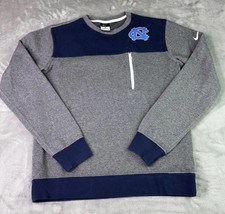 Nike Mens Medium 1/2 Zip Pullover University of North Carolina UNC Tar Heels