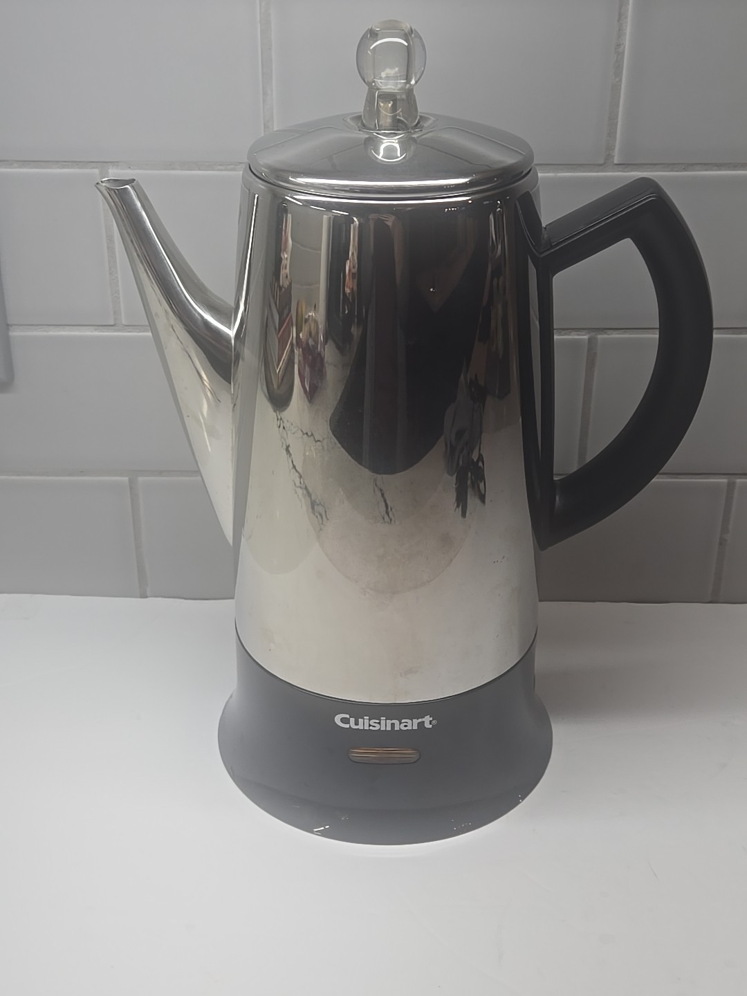Cuisinart Stainless Electric Percolator 12 cup-Works Great
