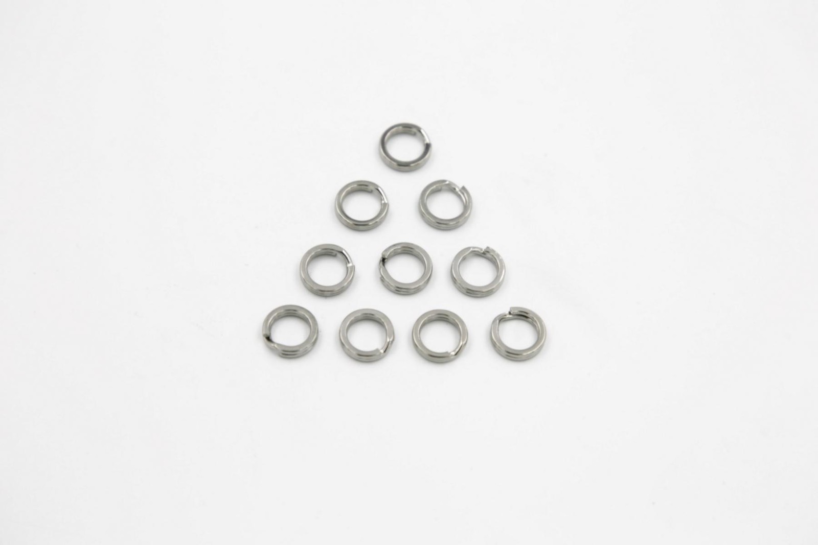 Разъемное кольцо James Cook Power Gr 1 6 мм 23 кг для шпренгринга Edelstahl Splitringe 2290₽