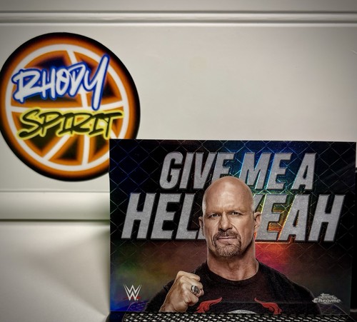 Stone Cold Steve Austin #P-SA 2025 Topps Chrome WWE Persona card