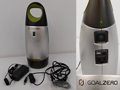 Goal Zero Escape 150 Power Bank w/ Charger and Adapters Powers On #J5094