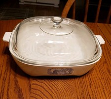 CORNING WARE Amana Radarange Microwave Browning Skillet With Lid