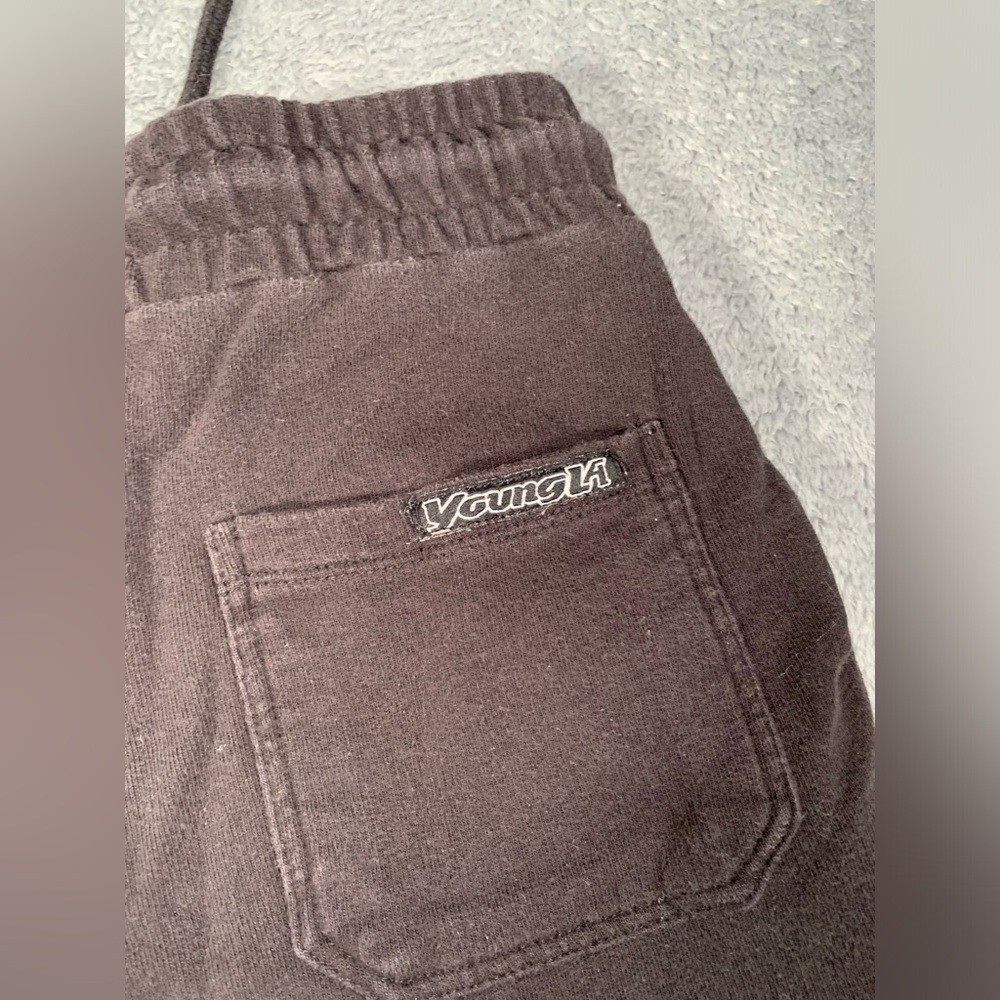 Youngla bodybuilding Black Drawstring Shorts medi… - image 7