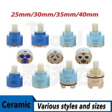 Replacement Ceramic Tap Cartridge Valve Faucet Kitchen Basin 25mm 30mm 35mm 40mm