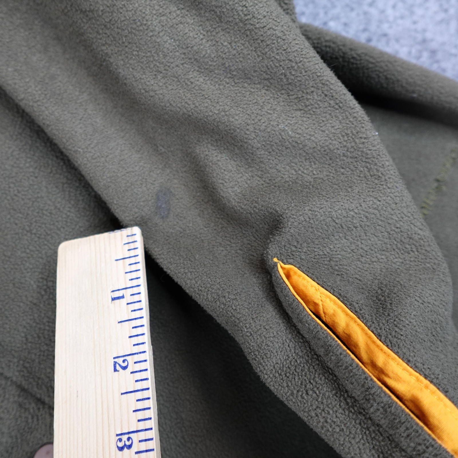 Vintage Patagonia Jacket Mens Medium Olive Micro D-Luxe Synchilla Shacket Y2K thumbnail 7