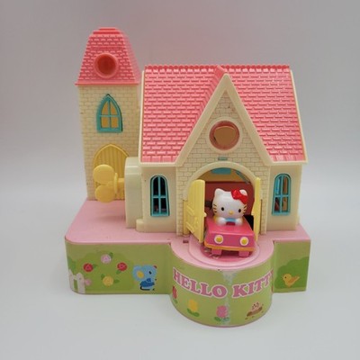 Hello Kitty Garage Door Car Mechanical Wind-Up Action Coin Bank