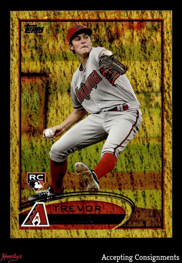 2012 Topps Update Gold Sparkle #US213 Trevor Bauer RC Rookie DIAMONDBACKS