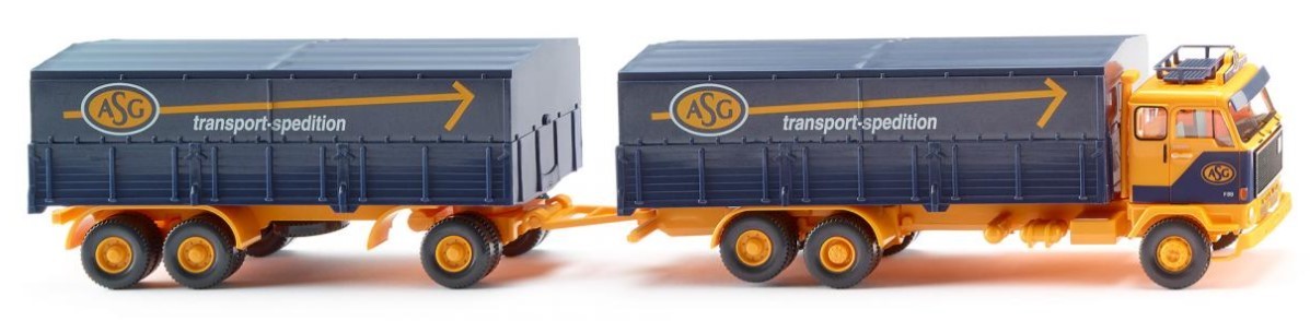 Volvo F89 ASG Wiking camion miniature 1/87 pour animer les routes de votre réseau ferroviaire