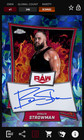 Braun Strowman Iconic Sig Blue Chrome Sapphire 2025 WWE Topps Slam Digital