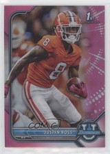 2021-22 Bowman U Chrome Prospects Pink Refractor Justyn Ross #12 0ly1