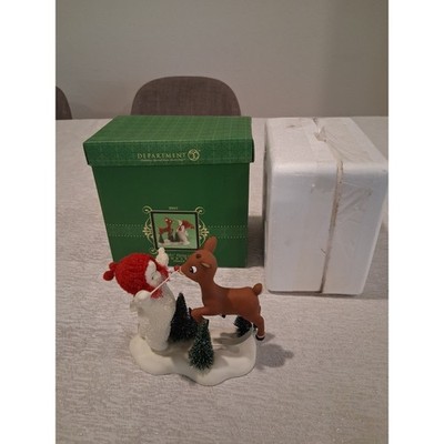 Dept 56 Snowbabies ''Rudolph's Flying Lessons'' 2007 Figurine 796018 w/ Box