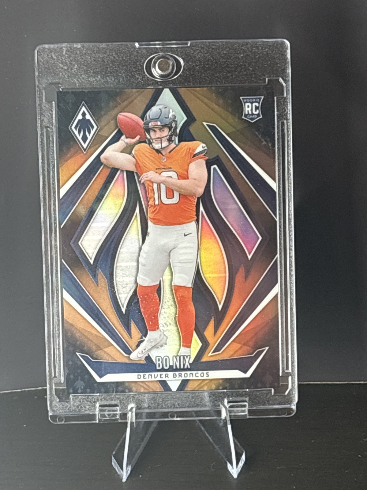 2024 Panini Phoenix - Rookies Bo Nix #159 Bronze Fade /125 (RC)