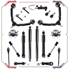 19x Front Rear Shocks Hub Bearing & Suspension Kits For Chevrolet Silverado 1500