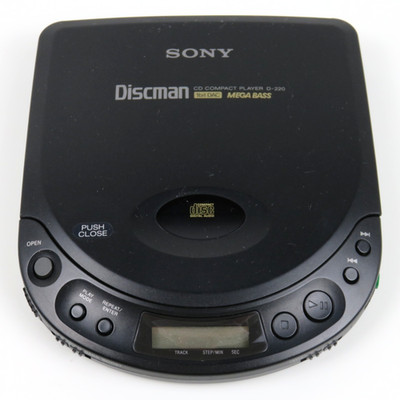 Tested  Sony Discman D-220 CD Compact Disc Player Portable Vintage Made in Japan
