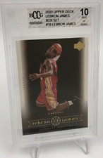 lebron james rookie card graded 10 Amazon.com: Graded 2003-04 Upper Deck LeBron James #29 Box Set Rookie RC  Basketball Card PSA 10 Gem Mint : Collectibles & Fine Art