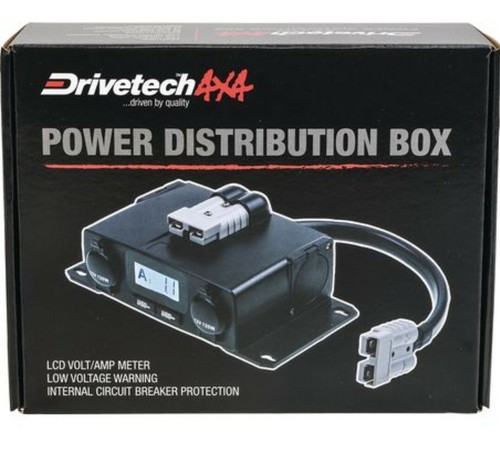 Drivetech 4x4 Power Distribution Box - 2 x USB - Anderson Plug - 200mm ...