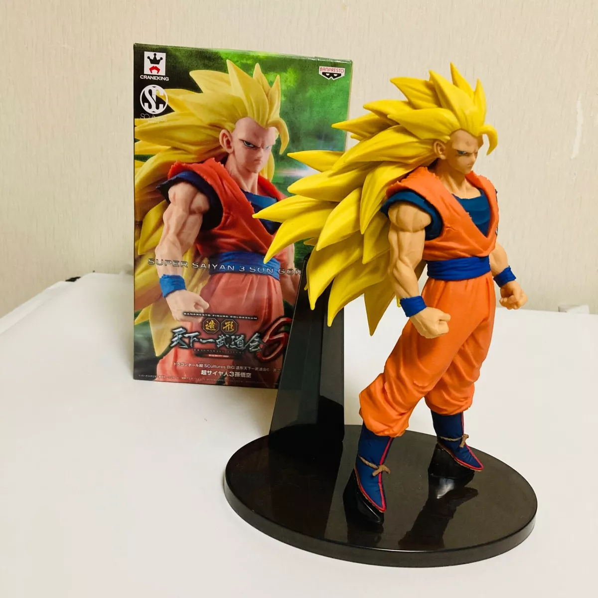 Dragon Ball Figure Son Goku Super Saiyan 3 Zoukei Tenkaichi Budokai 6  Scultures