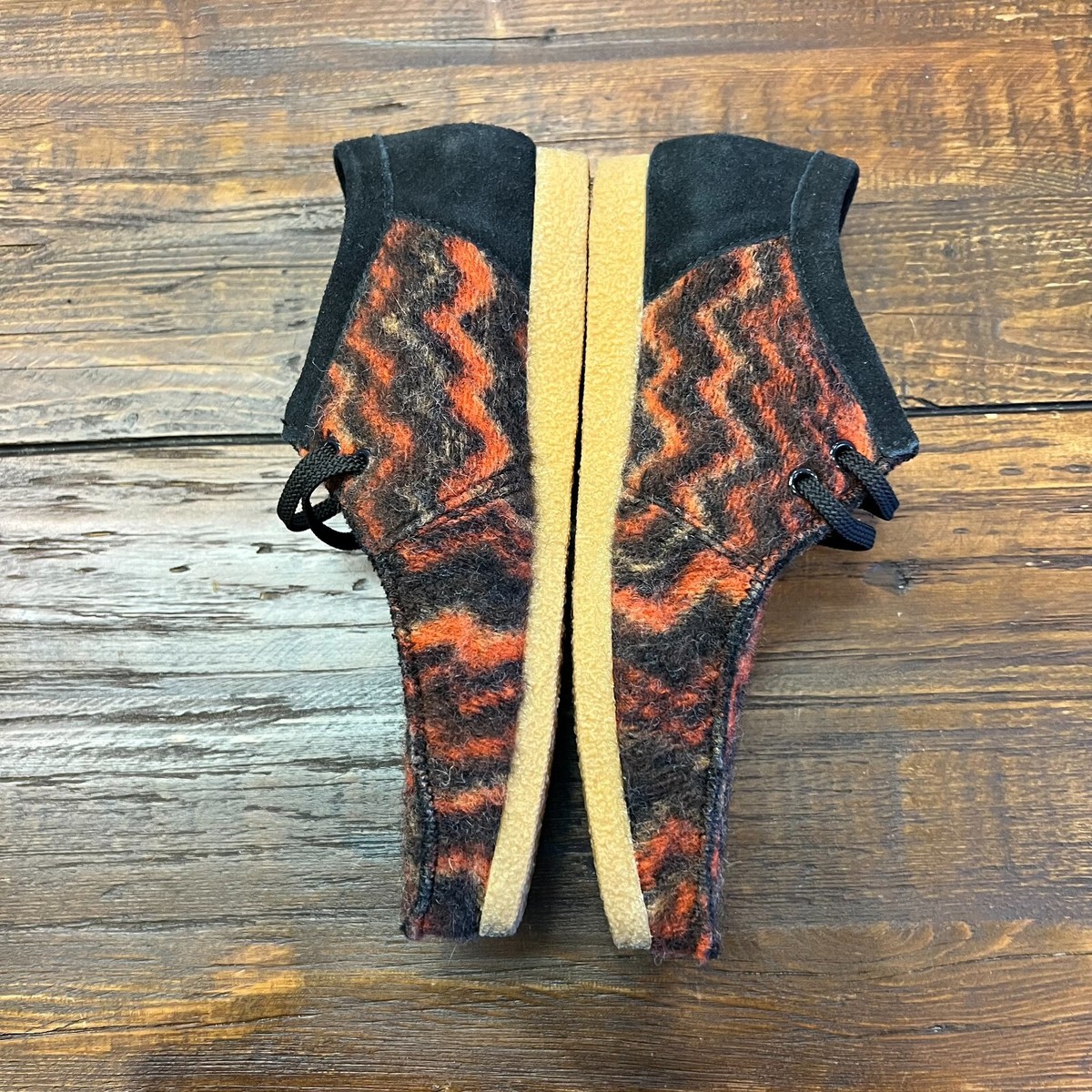 CLARKS Men's 8 Shacre II Step Moccasin Camo Black Orange CLARKS Men's 8 Shacre II Step Moccasin Camo Black Orange